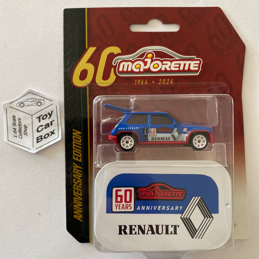 MAJORETTE Renault 5 Turbo (Blue - Deluxe 60th Anniversary) 1/64* H79