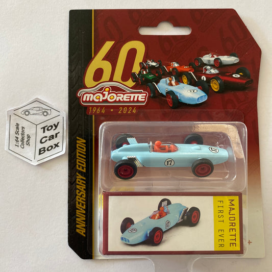 MAJORETTE First Ever Racer (Blue #17 - 60th Anniversary Car & Box) 1/64* G47