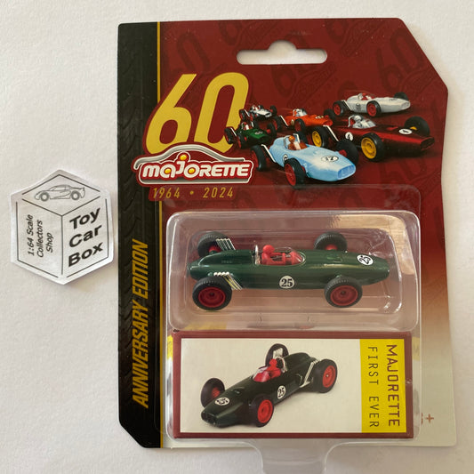 MAJORETTE First Ever Racer (Green #25 - 60th Anniversary Car & Box) 1/64* G47