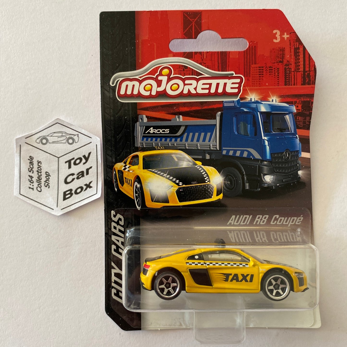 MAJORETTE Audi R8 Coupe (City Cars 1/64* - Yellow Taxi) D72