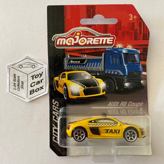 MAJORETTE Audi R8 Coupe (City Cars 1/64* - Yellow Taxi) D72