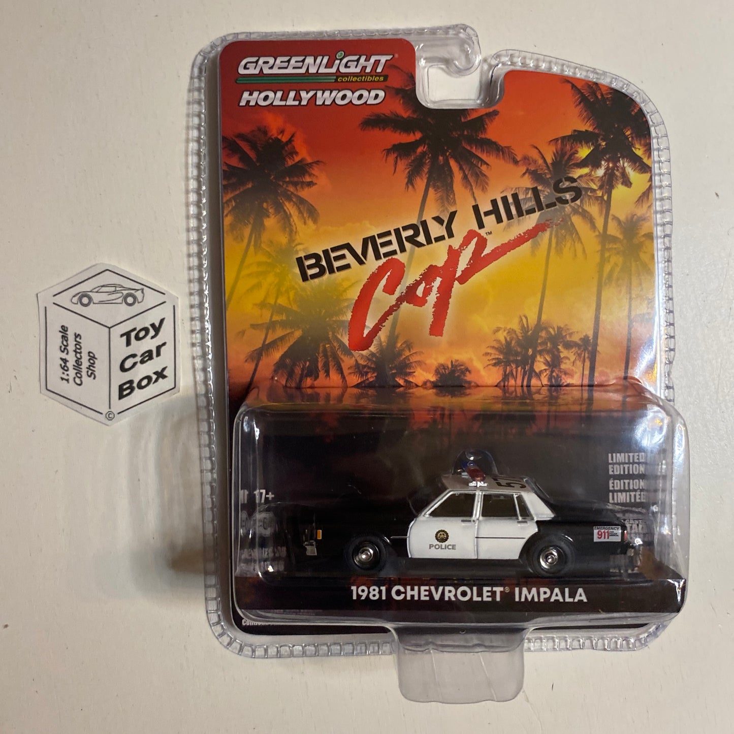 GREENLIGHT - 1981 Chevy Impala (Beverly Hills Cop - Hollywood Series 39) I88g