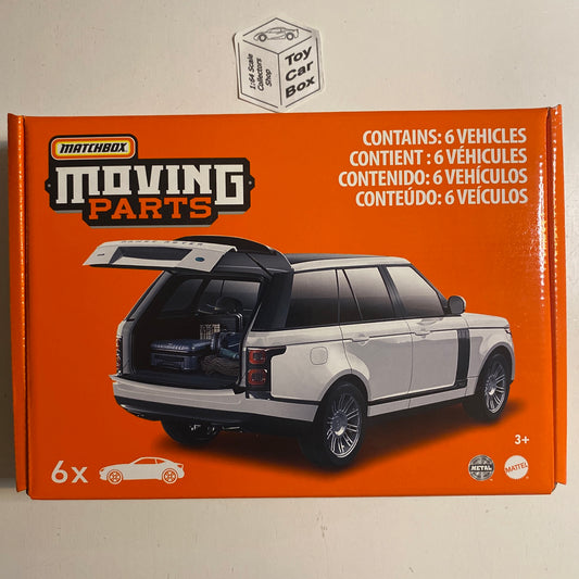 2022 MATCHBOX Moving Parts 6 Car Set (Inc. Ranger, Range Rover, Chevy C10, Ford Pickup, Divco & Xterra) T00