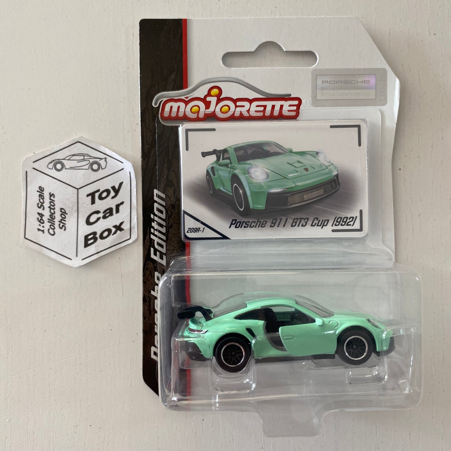 MAJORETTE Porsche 911 (992) GT3 Cup (1/64* Premium Edition - Green) E27
