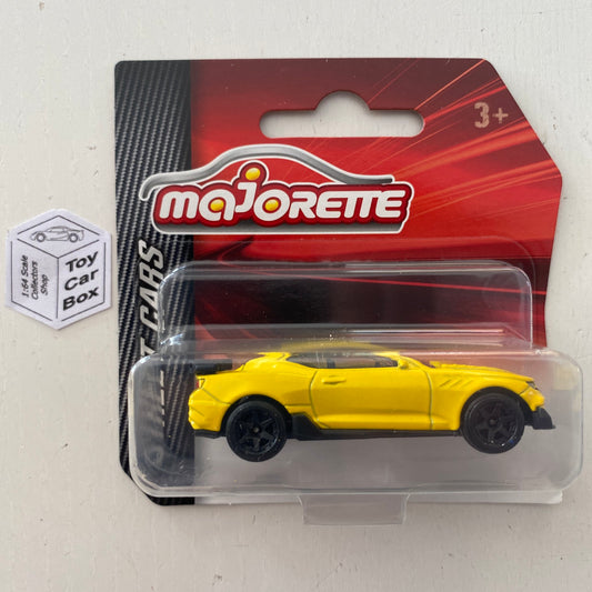 MAJORETTE Chevrolet Camaro (1/64* Street Cars - Yellow #9609) C07