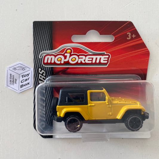 MAJORETTE Jeep Wrangler (1/60* Street Cars - Yellow #224A) C07