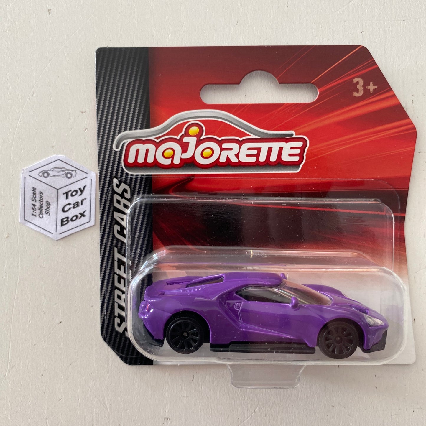 MAJORETTE Ford GT (1/63* Street Cars - Purple #204B) C07 – Toy Car Box