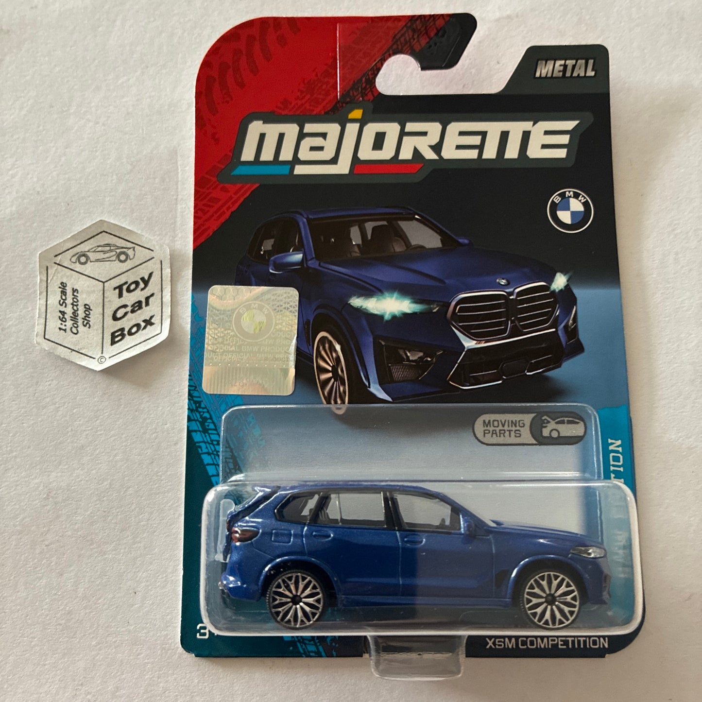 MAJORETTE BMW X5M Competition (Blue- BMW Edition Premium Line - 1:64* Scale) E64