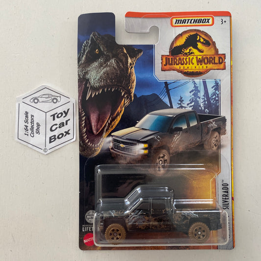2022 MATCHBOX Jurassic World - ‘15 Chevrolet Silverado (Black - Long Card) E00