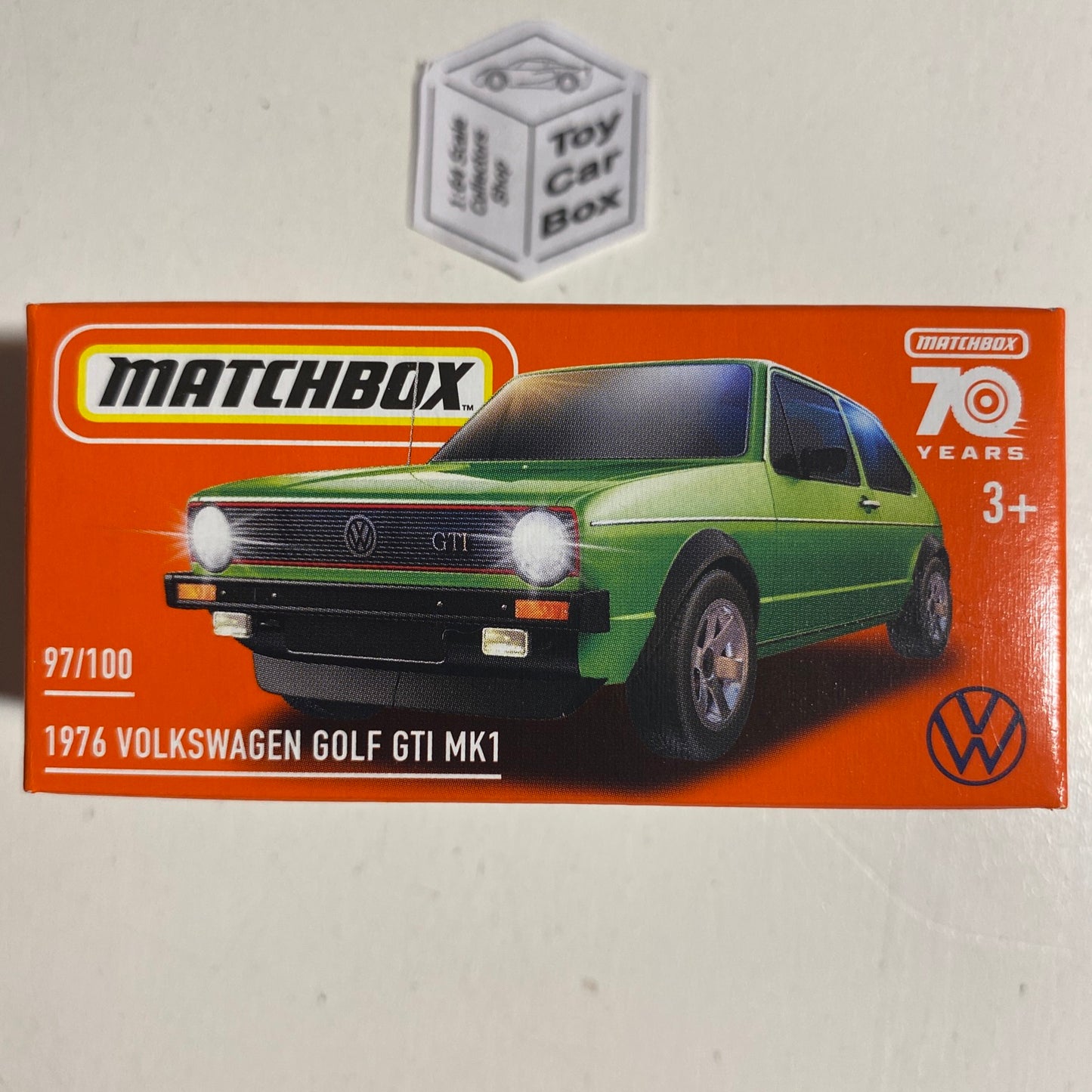 2023 MATCHBOX #97 -1976 VW Volkswagen Golf GTI Mk1 (Green - Power Grab - Unopened) C50