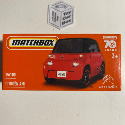 2023 MATCHBOX #15 - Citroen Ami (Red - Power Grab - Unopened) C50
