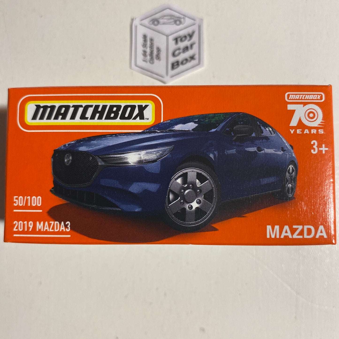 2023 MATCHBOX #50 - 2019 Mazda 3 (Blue - Power Grab - Unopened) C50