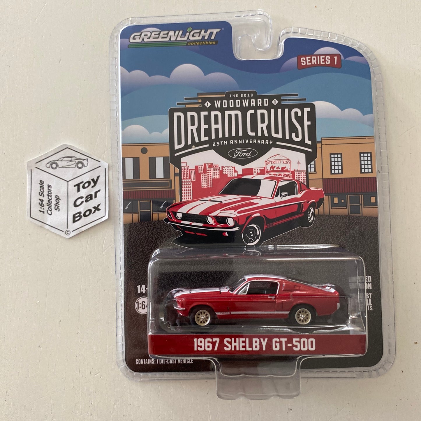 GREENLIGHT - 1967 Shelby Mustang GT-500 (Red 1:64 Woodward Dream Cruise S1) J95