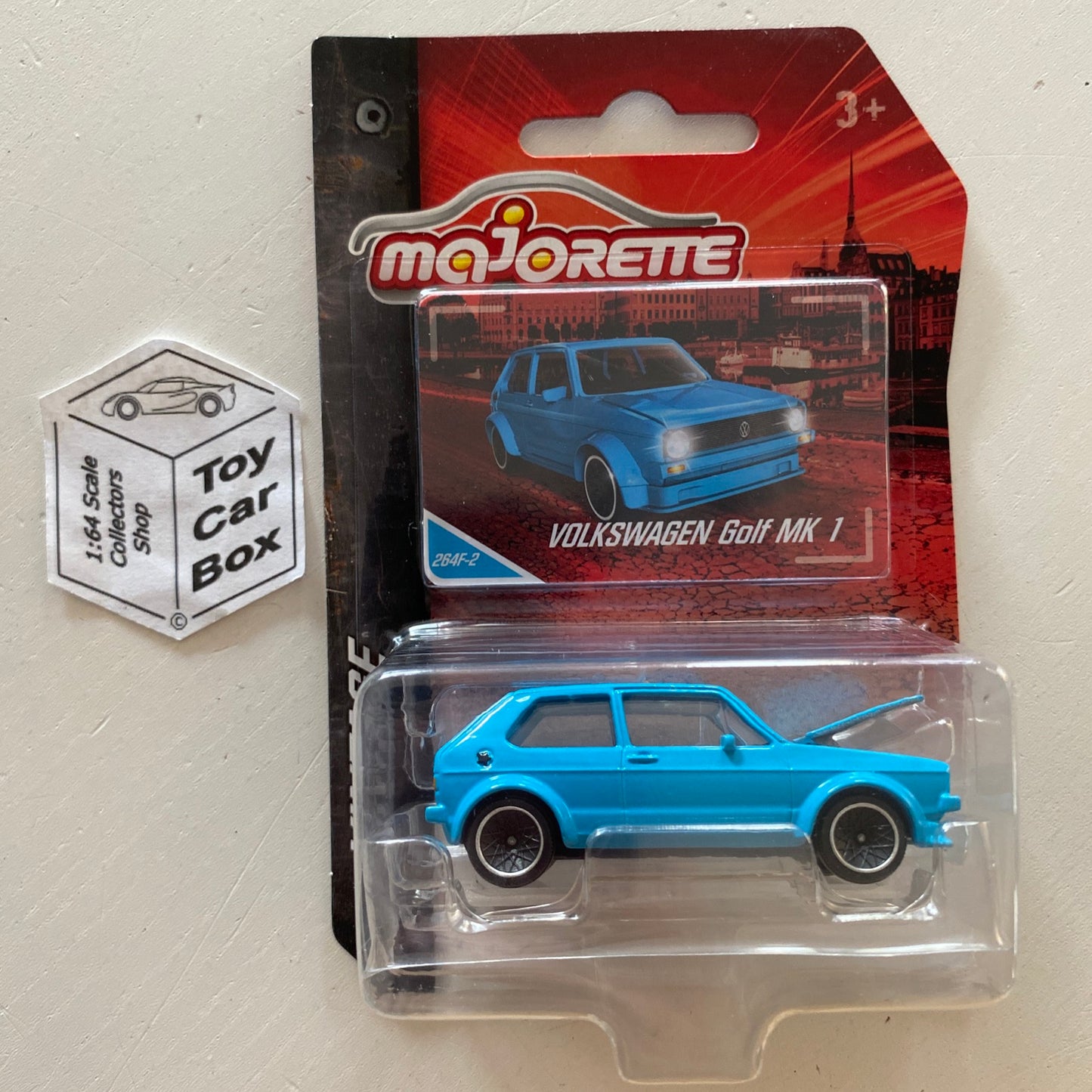 MAJORETTE VW Golf Mk1 (Blue - Vintage Cars - Opening Hood) 1/64 Scale* - D72