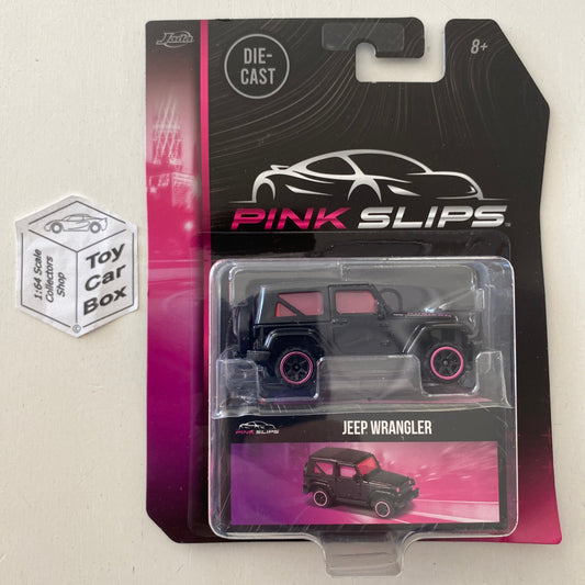 MAJORETTE - Jeep Wrangler (Black - Jada Pink Slips - Collectors Box) F16g