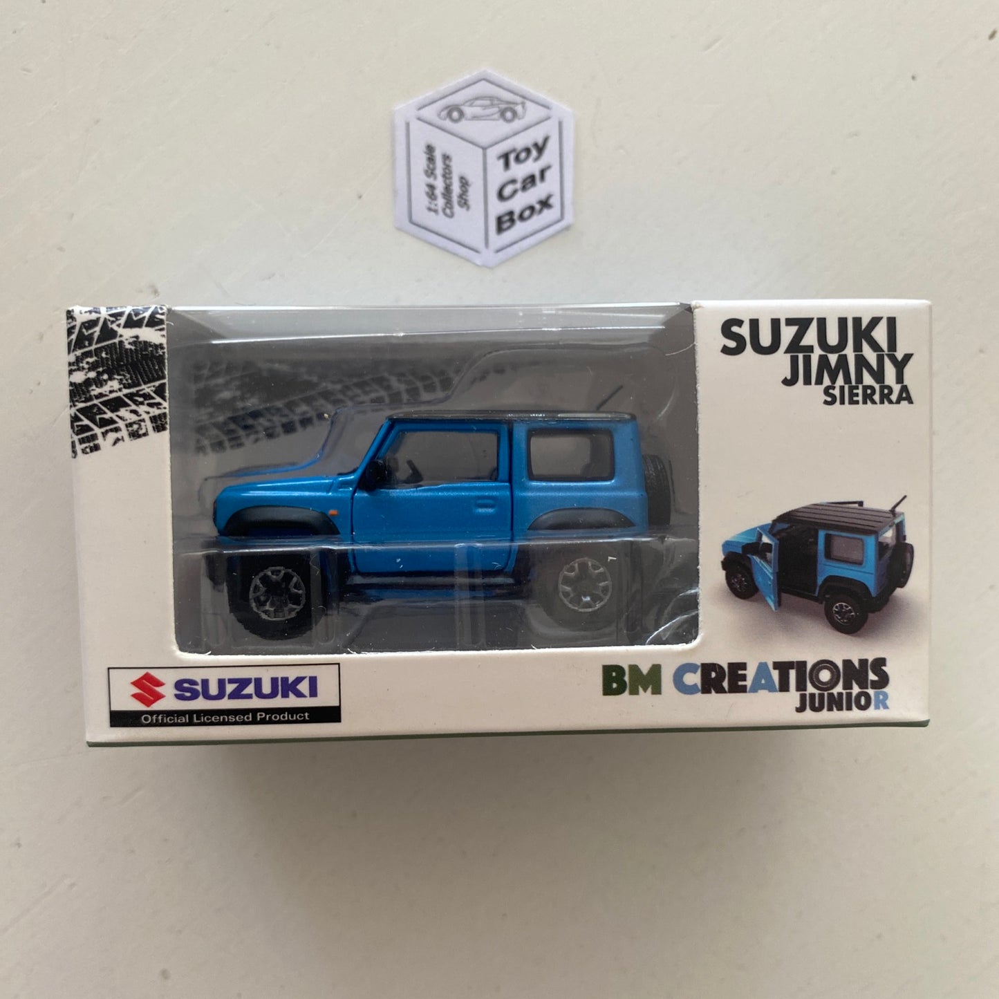 BM CREATIONS - Suzuki Jimny Sierra JB74 (1:64 Scale - Brisk Blue - RHD) M27g