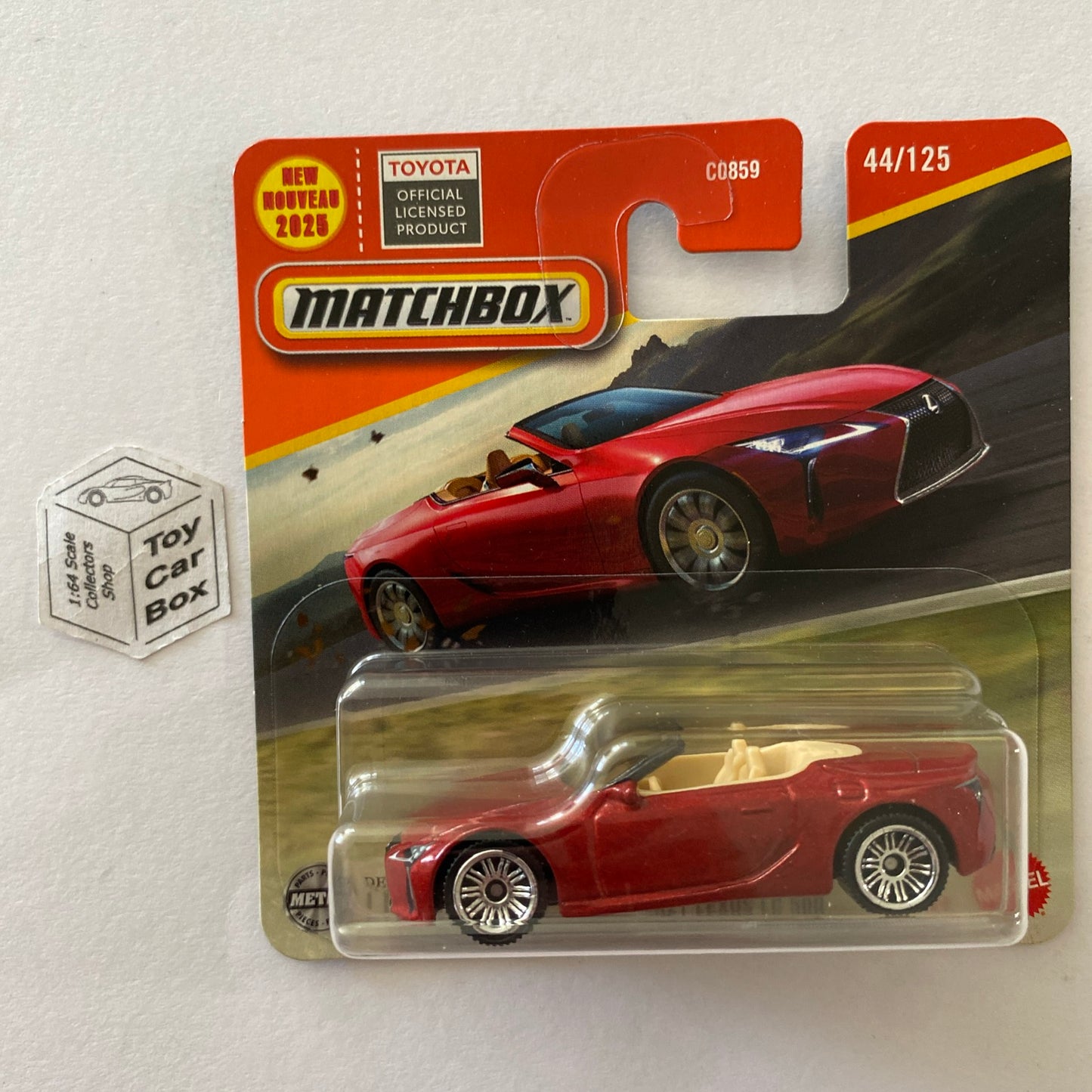 2025 MATCHBOX #44 - 2021 Lexus LC500 (Red - Short Card) B04g