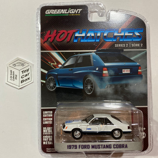 GREENLIGHT - 1979 Ford Mustang Cobra (White - Series 2 Hot Hatches) J95