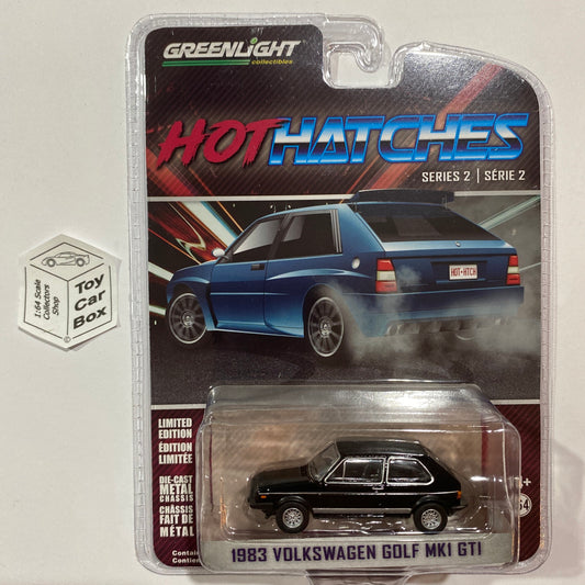 GREENLIGHT - 1983 VW Golf Mk1 GTI (Black - Series 2 Hot Hatches) J95