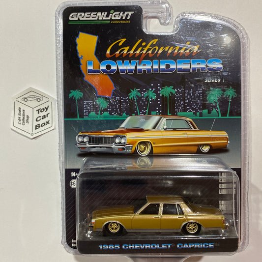 GREENLIGHT - 1985 Chevrolet Caprice (Bronze - Series 1 California Lowriders) I85