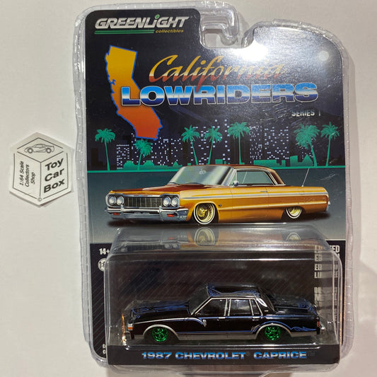 GREENLIGHT - 1987 Chevrolet Caprice (Green Machine Chase - California Lowriders) J95