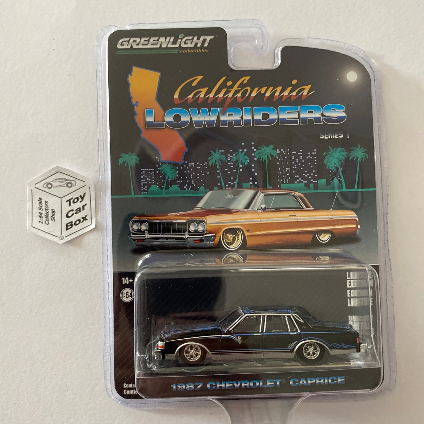 GREENLIGHT - 1987 Chevrolet Caprice (Blue - California Lowriders) I85