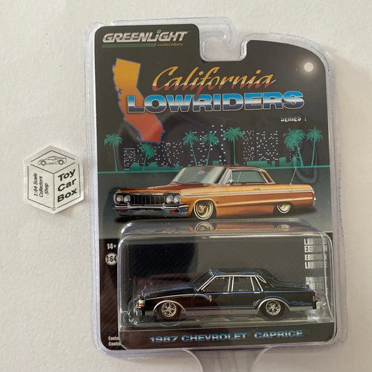 GREENLIGHT - 1987 Chevrolet Caprice (Blue - California Lowriders) I85