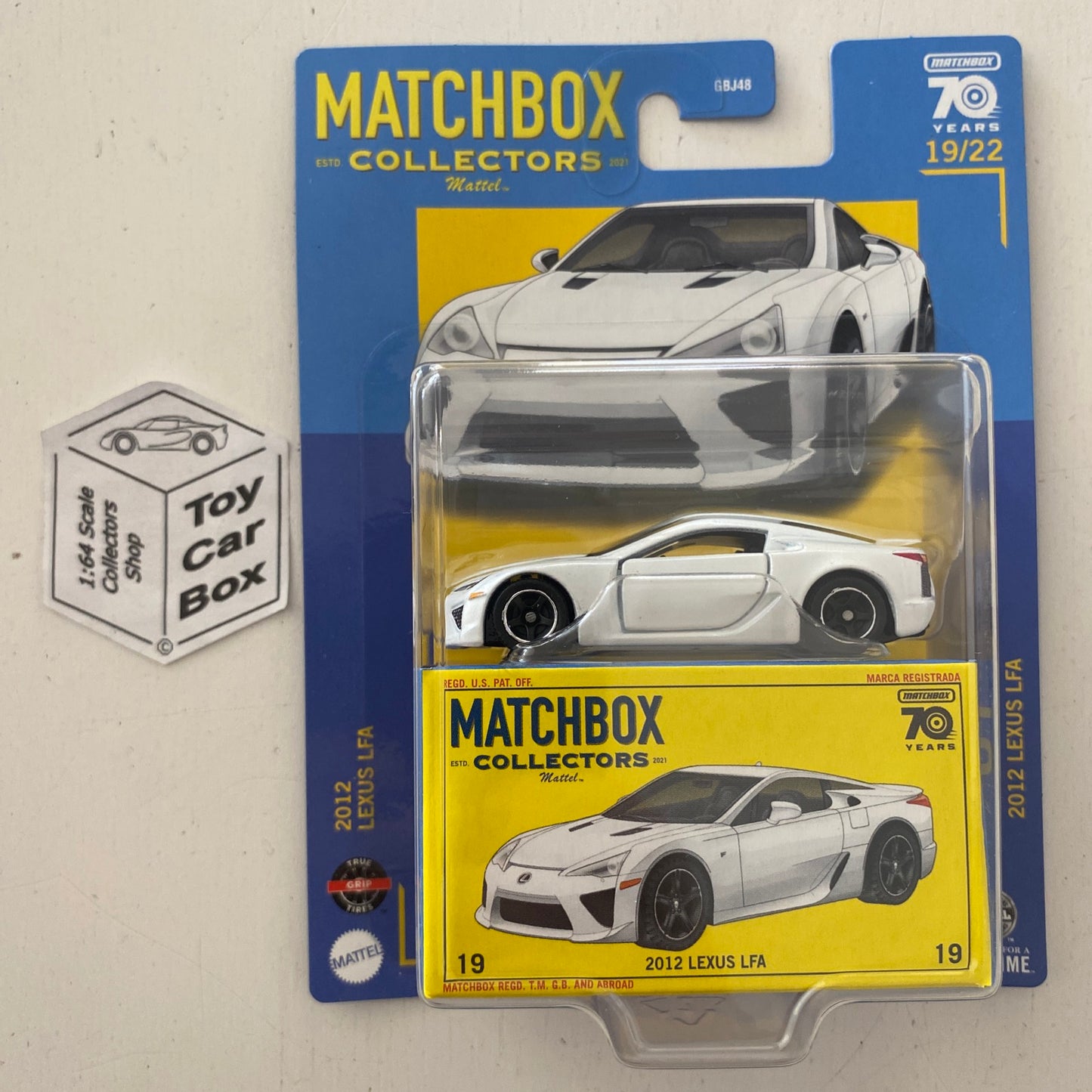 2023 MATCHBOX Collectors #19 - 2012 Lexus LFA (Opening Doors - White) H50