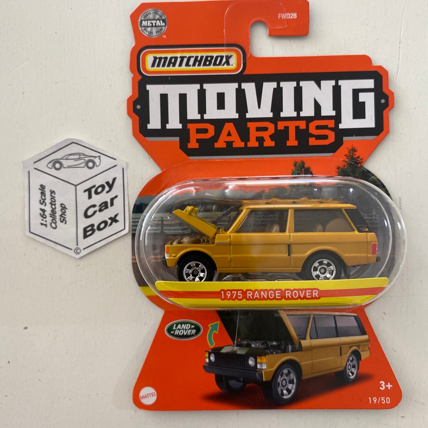 2022 MATCHBOX Moving Parts #19 - 1975 Range Rover (LHD - Opening Hood) F25