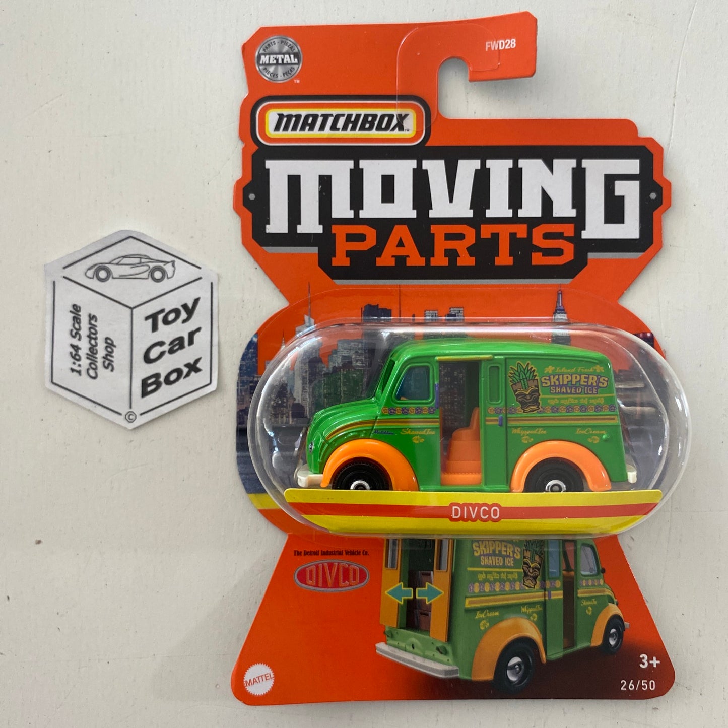 2022 MATCHBOX Moving Parts #26 - Divco (Skippers Ice - Opening Rear) F25