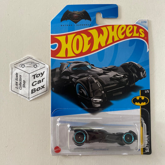 2024 HOT WHEELS #2 - Batmobile (Black #1 Batman - Long Card) A90