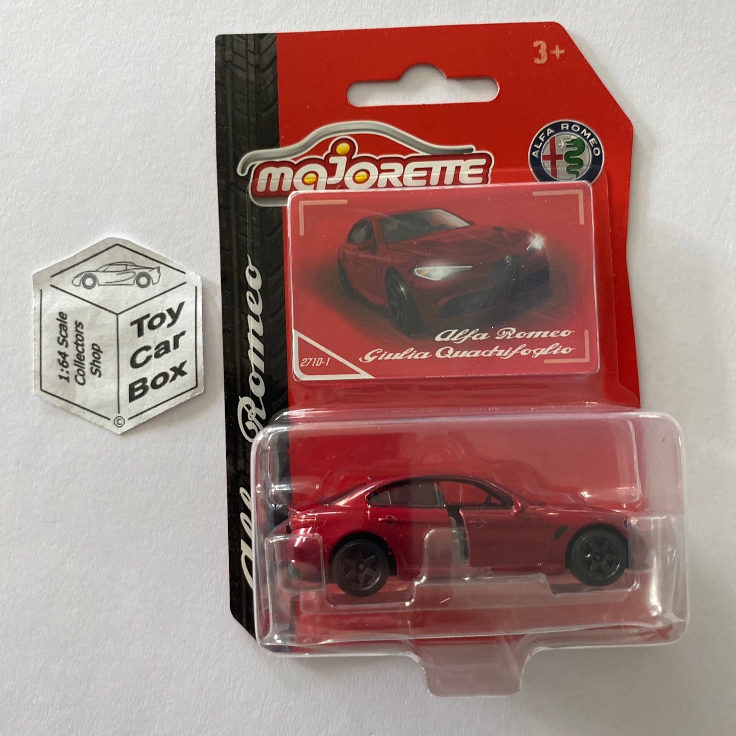 MAJORETTE Alfa Romeo Giulia (Red - Opening Doors) 1/64 Scale* - E27