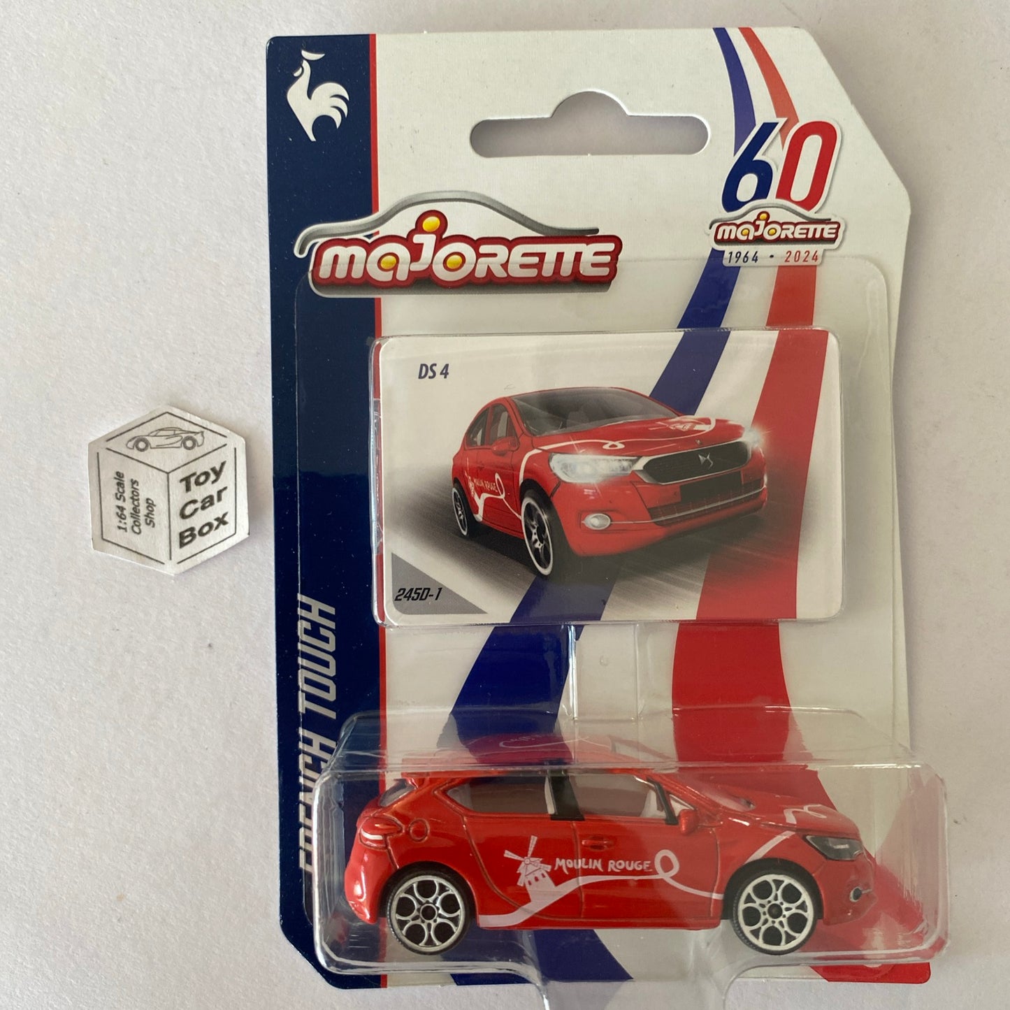 MAJORETTE DS Automobiles DS4 (French Touch - Red - Moulin Rouge) E27