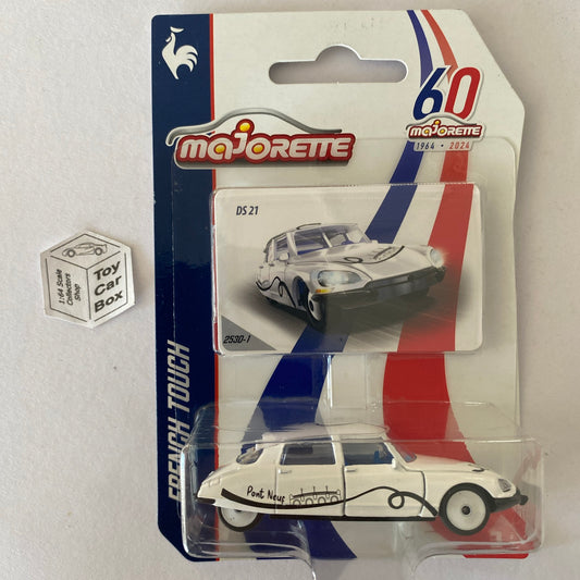 MAJORETTE Citroen DS21 (French Touch - White - Pont Neuf) E27