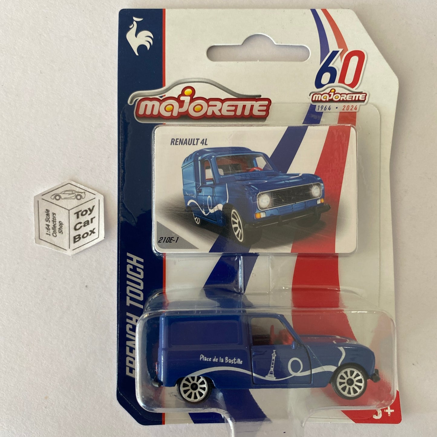 MAJORETTE Renault 4L Fourgonette (French Touch - Blue -Place de la Bastille) E27