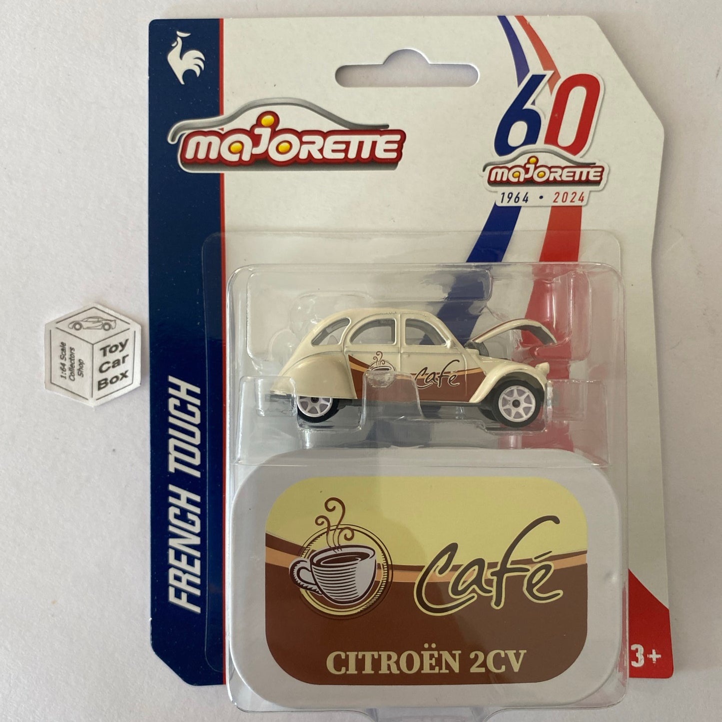 MAJORETTE Citroen 2CV (French Touch Deluxe with Collectors Tin - Beige) H79