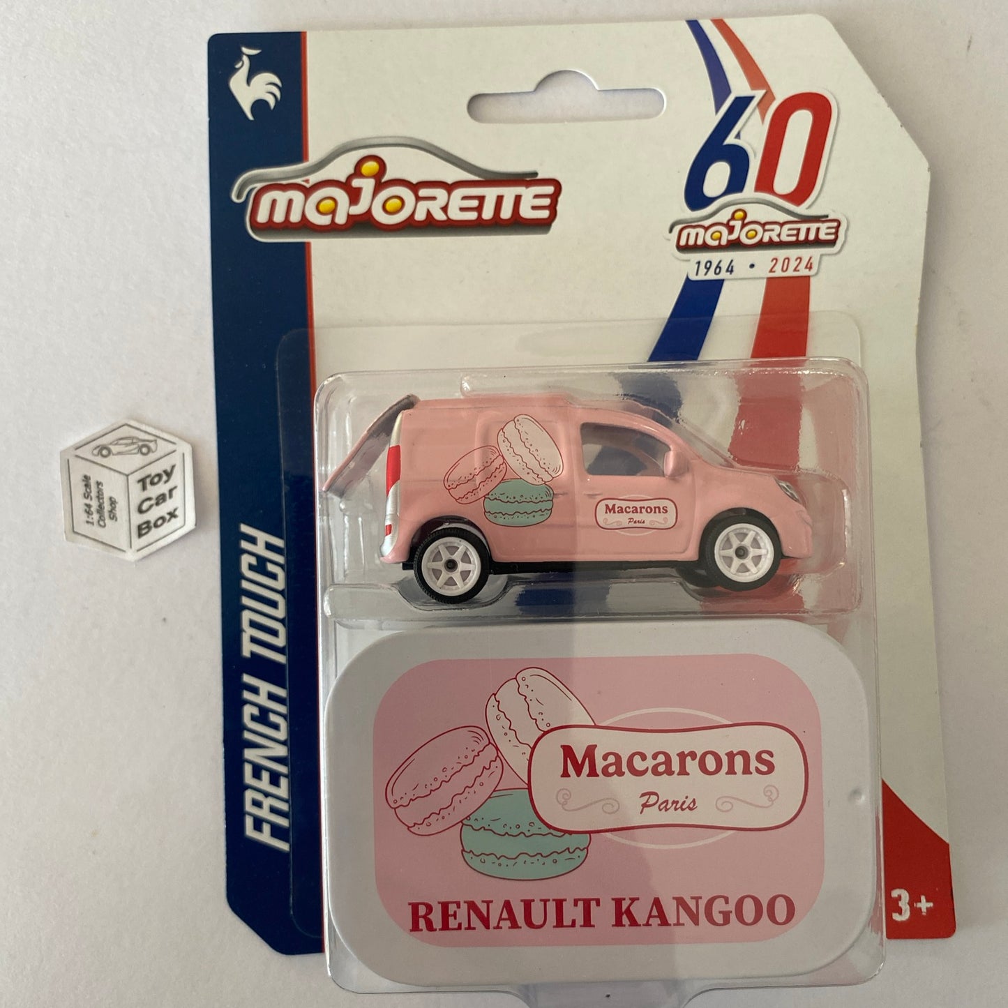 MAJORETTE Renault Kangoo (French Touch Deluxe with Collectors Tin - Pink) H79