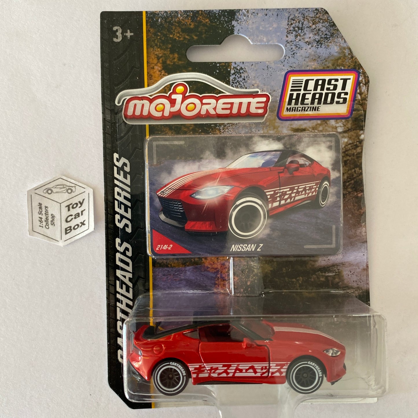 MAJORETTE 2023 Nissan Z (CastHeads Series - Red - Opening Doors) E27