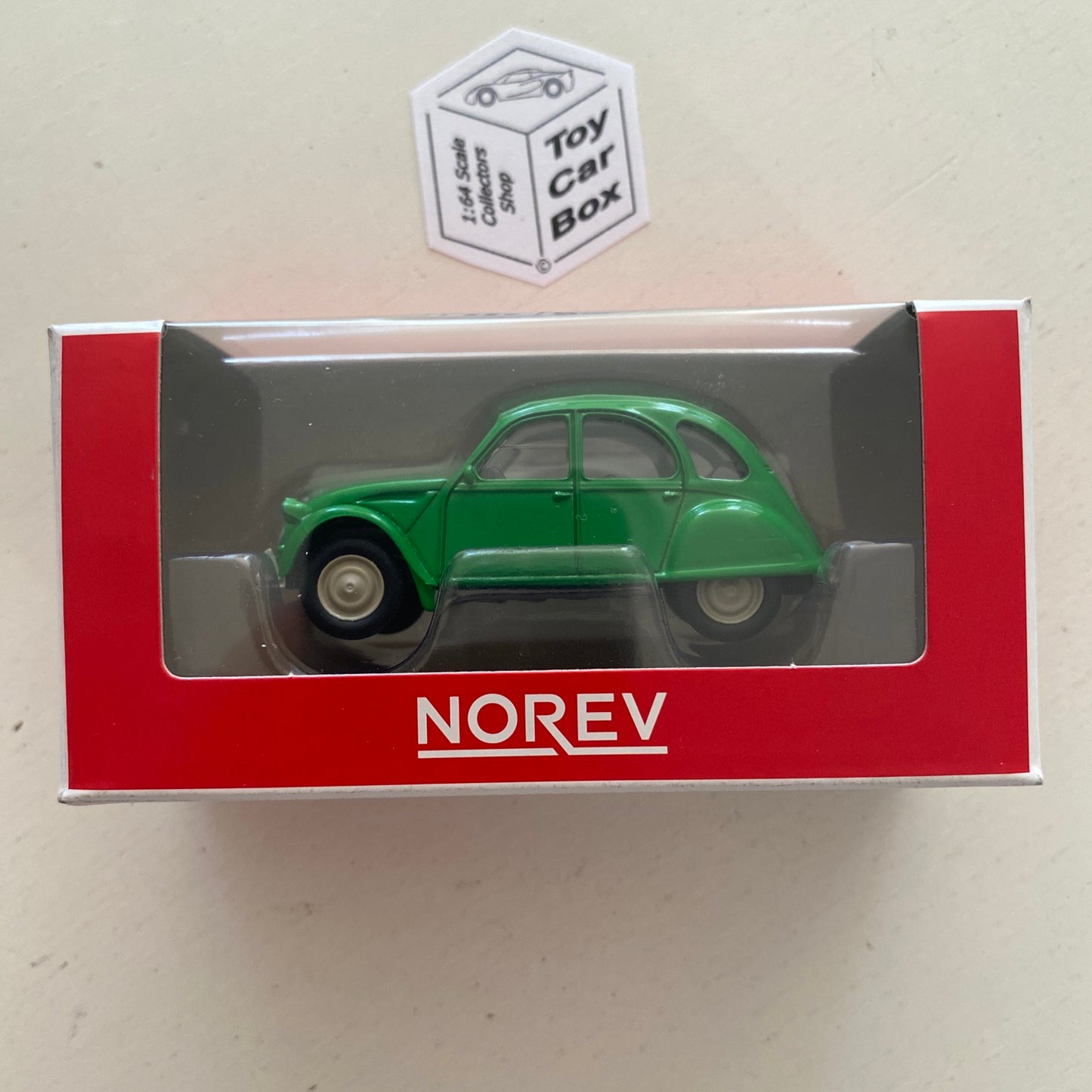 NOREV 1:64 Scale - 1979 Citroen 2CV 6 Special (Bamboo Green - Boxed) F03g