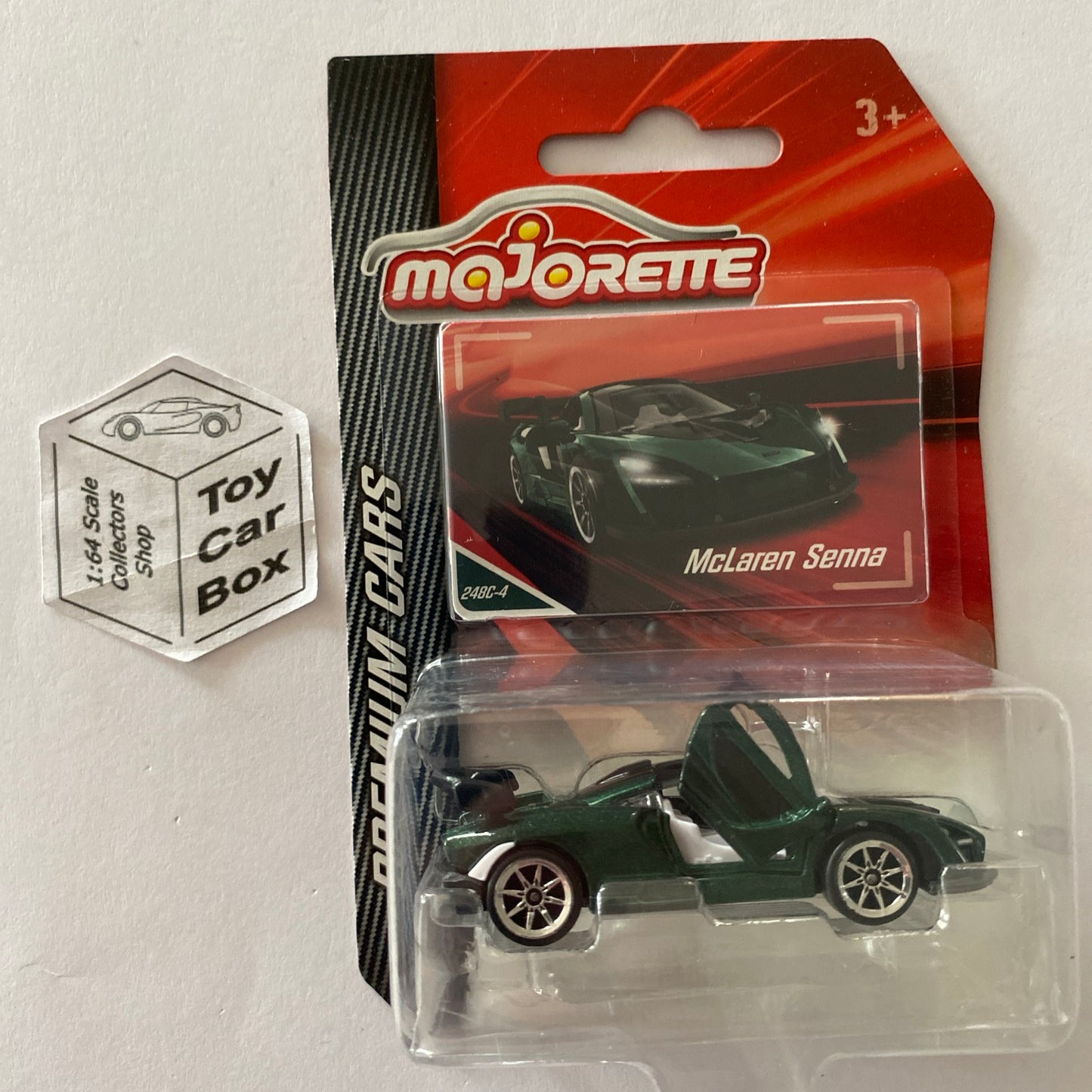 MAJORETTE McLaren Senna (Green - Premium Cars - Opening Doors) 1/64 Scale* - D72