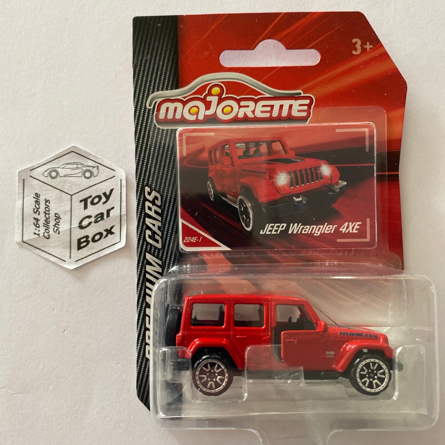 MAJORETTE Jeep Wrangler 4XE (Red - Premium - Opening Doors) 1/64 Scale* - D72