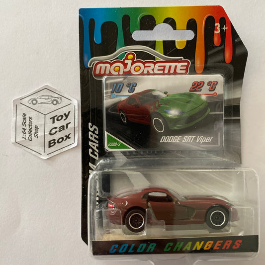 MAJORETTE Dodge SRT Viper (Colour Changers - 1:64* - Opening Doors) D94