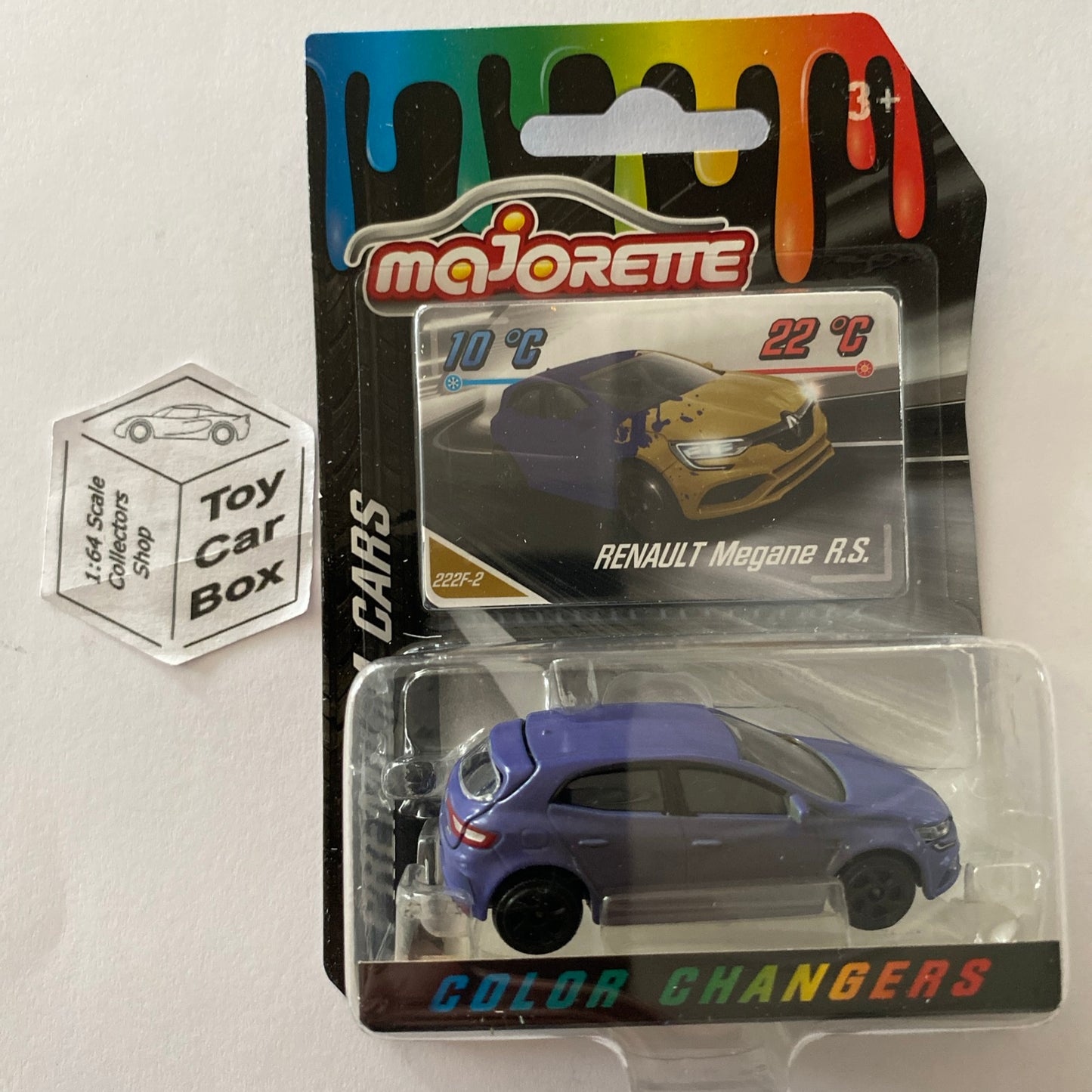 MAJORETTE Renault Megane RS (Colour Changers - 1:64* - Opening Rear) D94