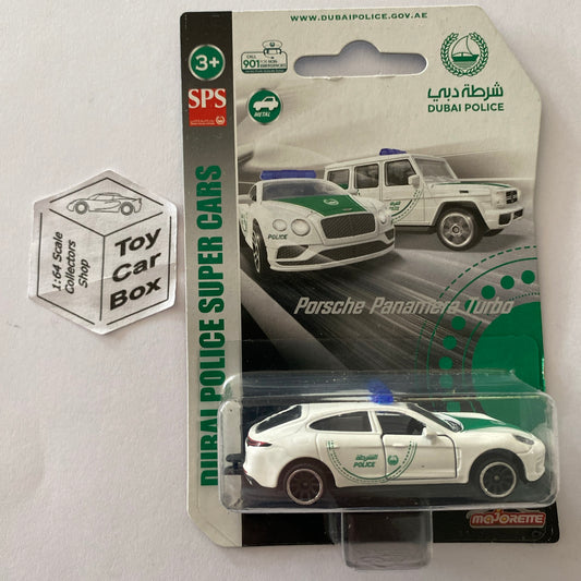 MAJORETTE Porsche Panamera Turbo (Dubai Police - 1:64* - Opening Doors) D94