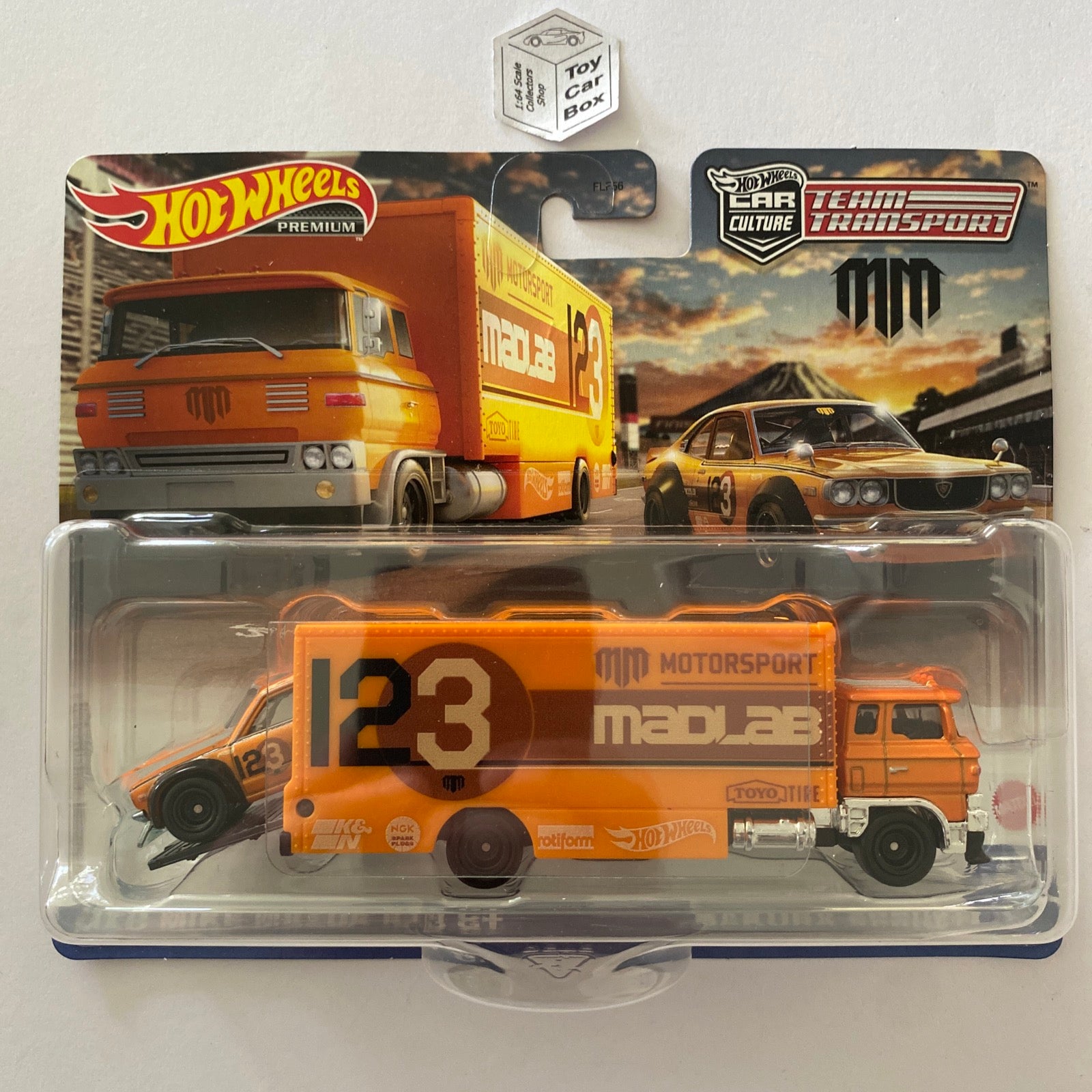 2023 HOT WHEELS Team Transport #58 - Mad Mike Mazda RX3 GT & Sprinter ...