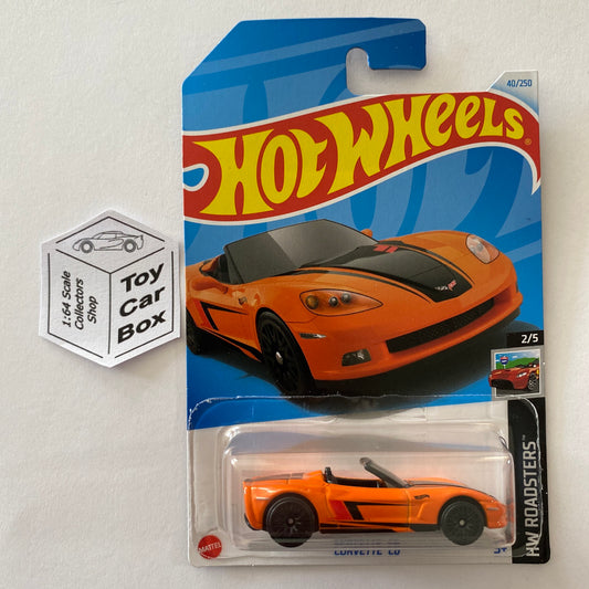 SALE - 2024 HOT WHEELS #40 - Chevy Corvette C6 (Orange #2 Roadsters) Z68