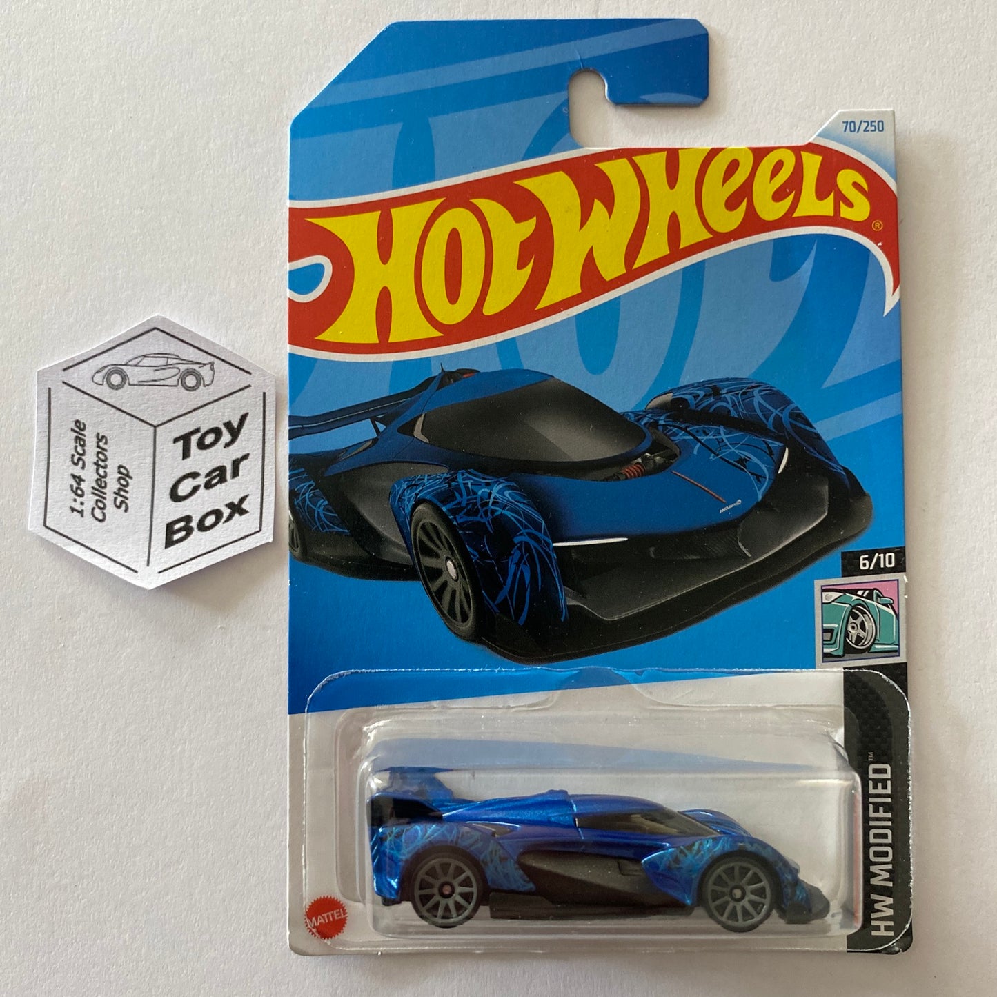 2024 HOT WHEELS #70 - Mclaren Solus GT (Blue #6 Modified - Long Card) Z68