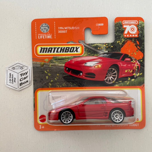 2023 MATCHBOX #68 - 1994 Mitsubishi 3000GT (Red - Short Card) B53