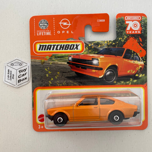 2023 MATCHBOX #73 - 1975 Opel Kadett (Orange - Short Card) B53