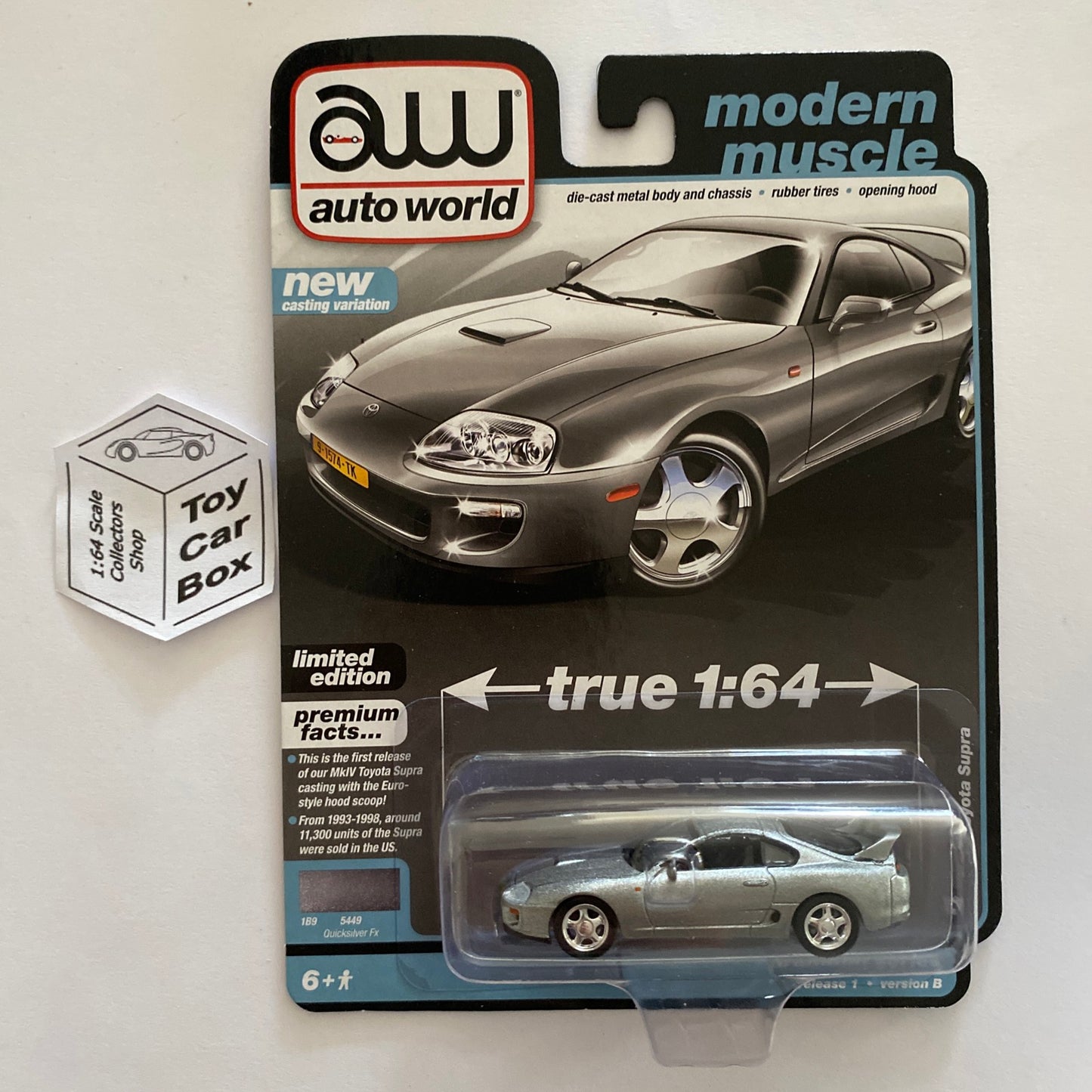 2023 AUTO WORLD - 1997 Toyota Supra (Quicksilver Fx - Release 1B) M15
